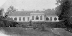 A Zichy kastély az 1900-as évek elején